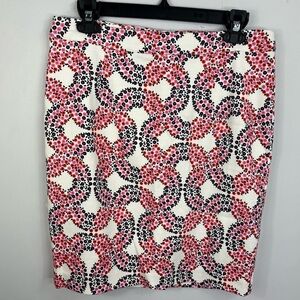 Boden Size US 10 Petite Floral Straight Pencil Skirt